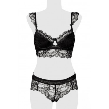 Ensemble culotte et balconnet dentelle - Grey Velvet