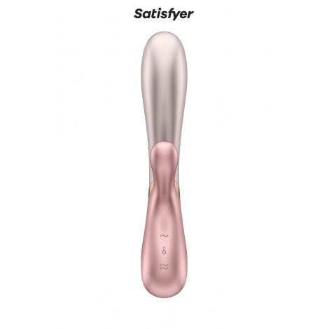 Rabbit chauffant Hot Lover rose beige - Satisfyer