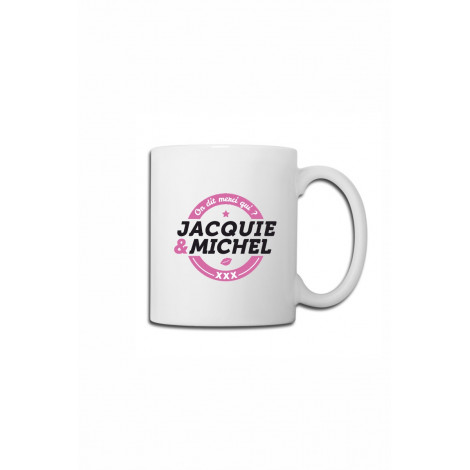 Mug blanc J&M - logo rond