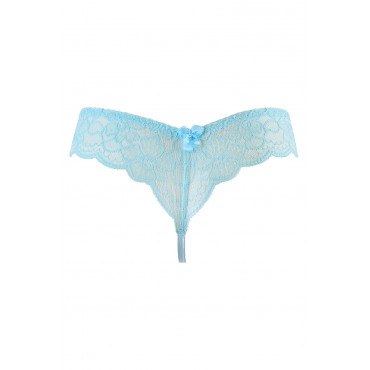 String tanga bleu V-10128 - Axami