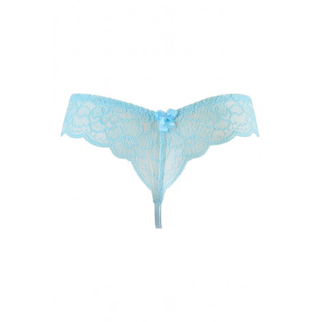 String tanga bleu V-10128 - Axami