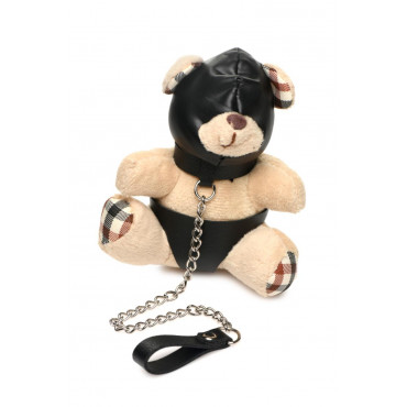 Porte-clés Teddy Bear BDSM avec cagoule