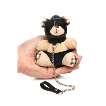 Porte-clés Teddy Bear BDSM avec cagoule