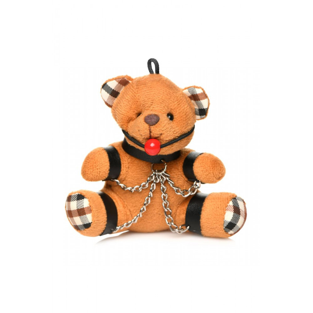 Porte-clés Teddy Bear bâillonné