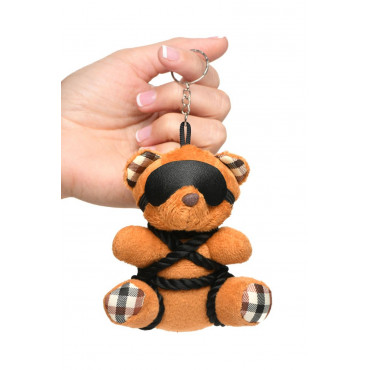 Porte-clés Teddy Bear en tenue Bondage