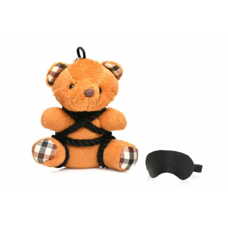 Porte-clés Teddy Bear en tenue Bondage