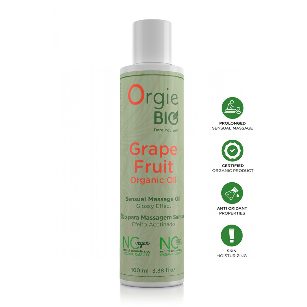 Huile de massage Bio au pamplemousse - Orgie