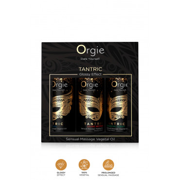 Coffret 3 huiles de massage Sensuel Tantric Collection