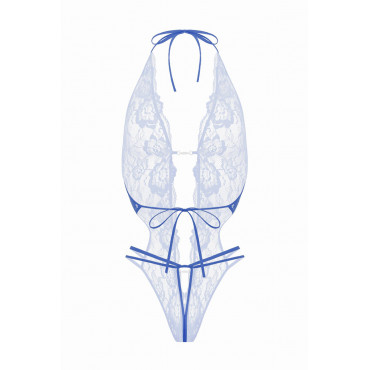 Body string ouvert Renee bleu - Christine