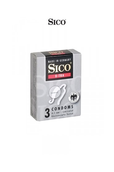 3 préservatifs Sico X-TRA