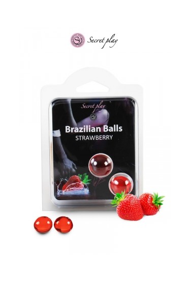 2 Brazilian Balls - fraise