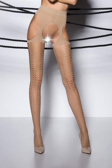 Collants ouverts TI004 - beige
